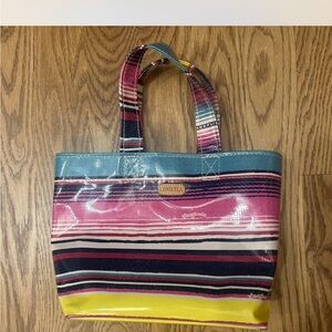 Consuela Multicolor Striped Tote Bag